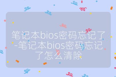 笔记本bios密码忘记了-笔记本bios密码忘记了怎么清除