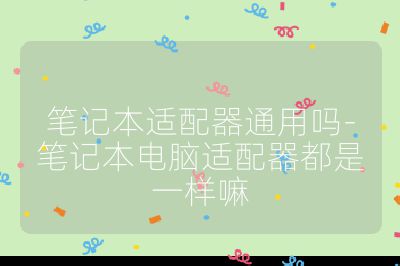 笔记本适配器通用吗-笔记本电脑适配器都是一样嘛