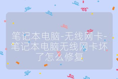 笔记本电脑-无线网卡-笔记本电脑无线网卡坏了怎么修复