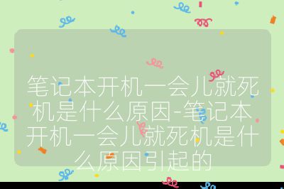 笔记本开机一会儿就死机是什么原因-笔记本开机一会儿就死机是什么原因引起的
