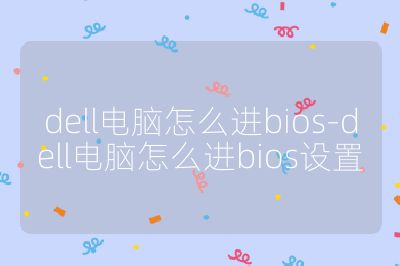 dell电脑怎么进bios-dell电脑怎么进bios设置
