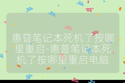 惠普笔记本死机了按哪里重启-惠普笔记本死机了按哪里重启电脑