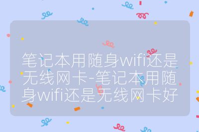 笔记本用随身wifi还是无线网卡-笔记本用随身wifi还是无线网卡好